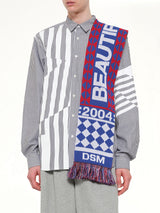 DSM Beautiful Chaos Football Knit Scarf in Multiolour