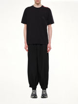 Gradient 3 Stripe T-Shirt in Black/Red
