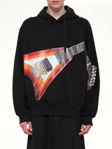 Air Guitar Hoodie in Black