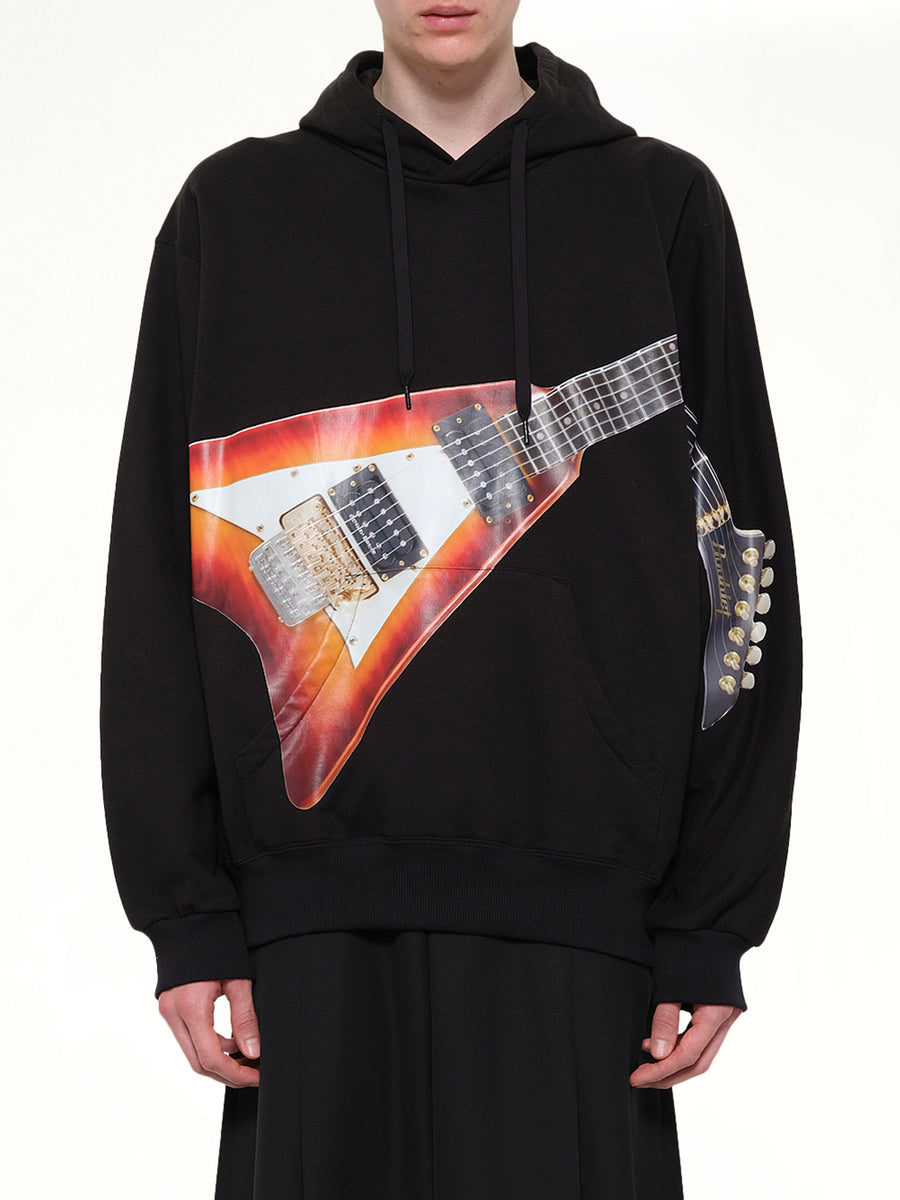 Air Guitar Hoodie in Black