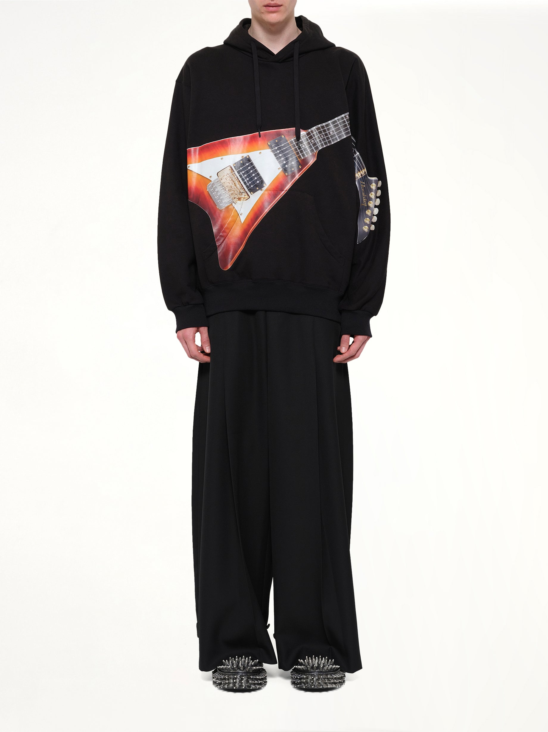 Air Guitar Hoodie in Black
