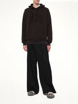 Threadless Air Embroidery Hoodie in Black