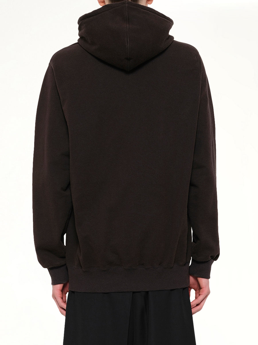 Threadless Air Embroidery Hoodie in Black
