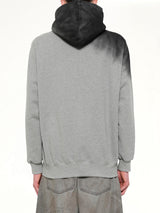 Exhaust Stained Hoodie in Grey