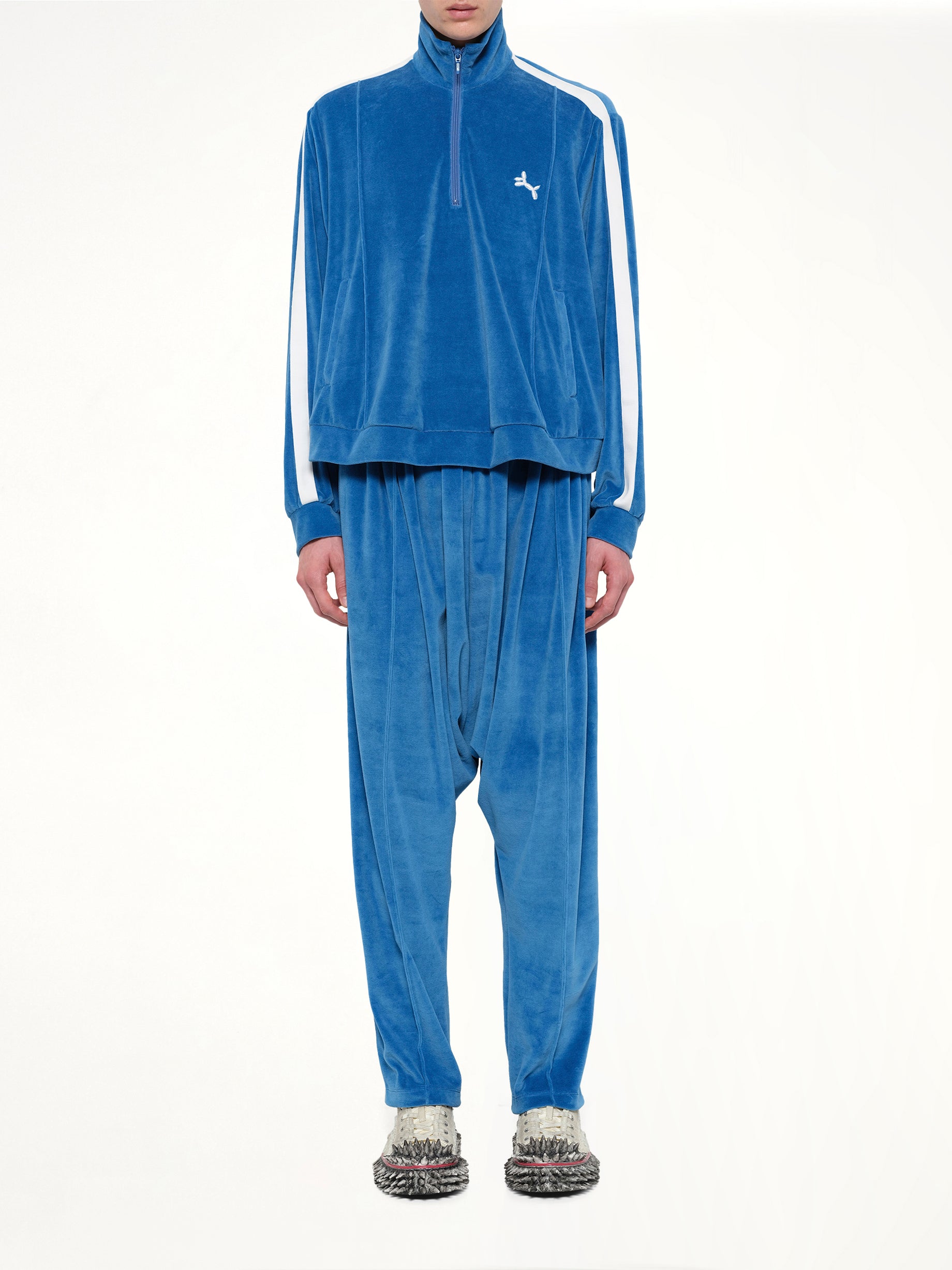 Bubblegum Inflated Track Jacket in Blue