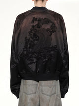 Threadless Air Embroidery Souvenir Jacket in Black