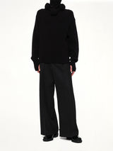 Gas Mask Turtleneck Knit in Black