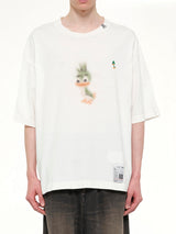 Leon Printed T-Shirt in White