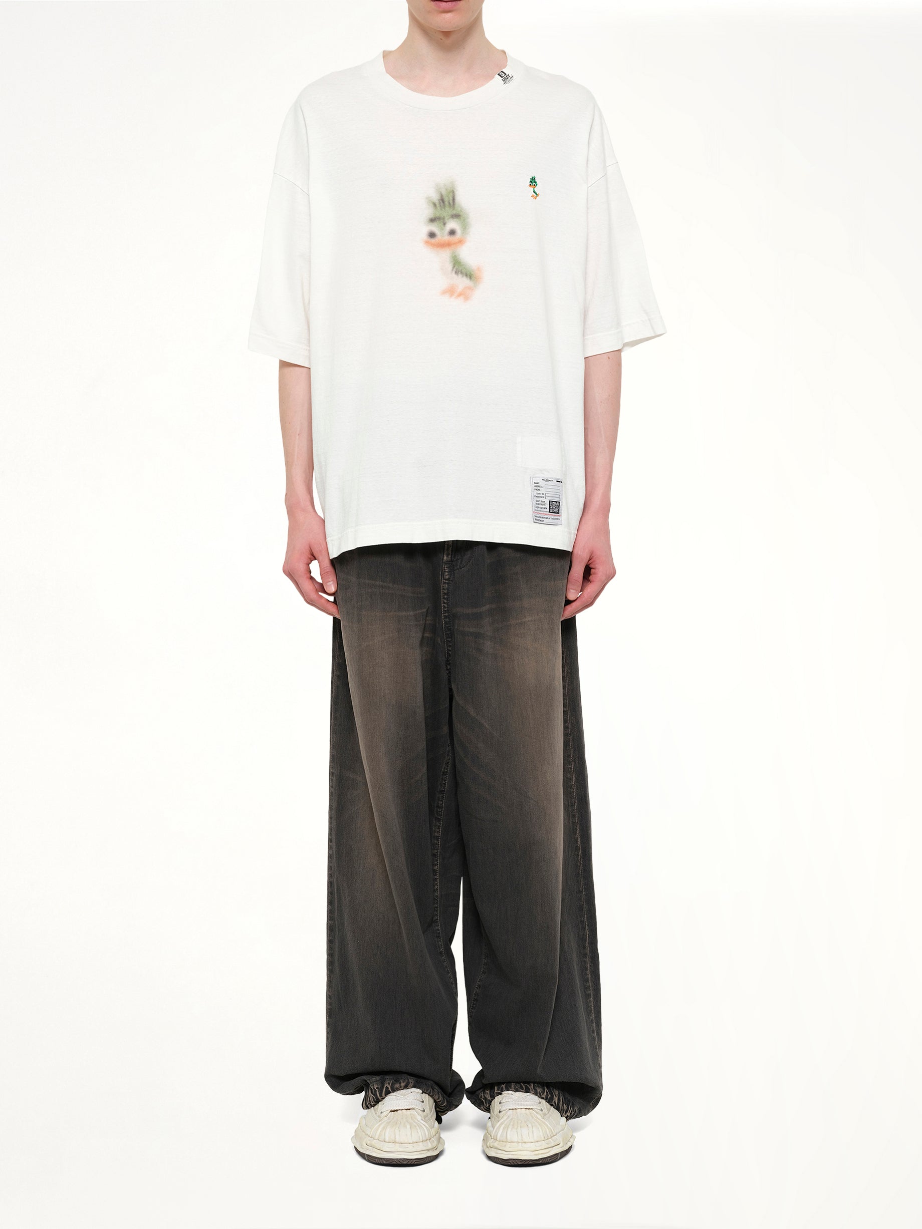 Leon Printed T-Shirt in White