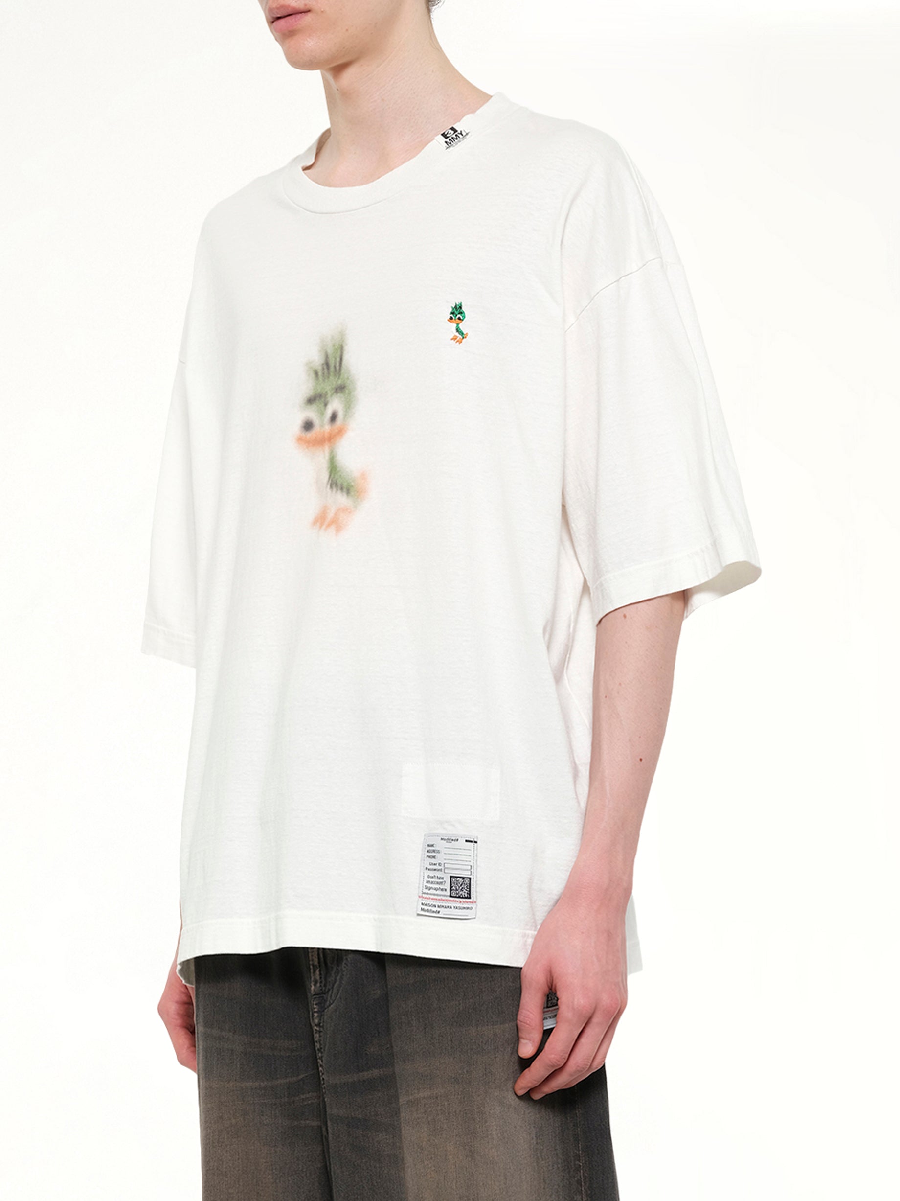 Leon Printed T-Shirt in White