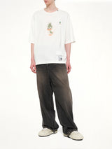 Leon Printed T-Shirt in White