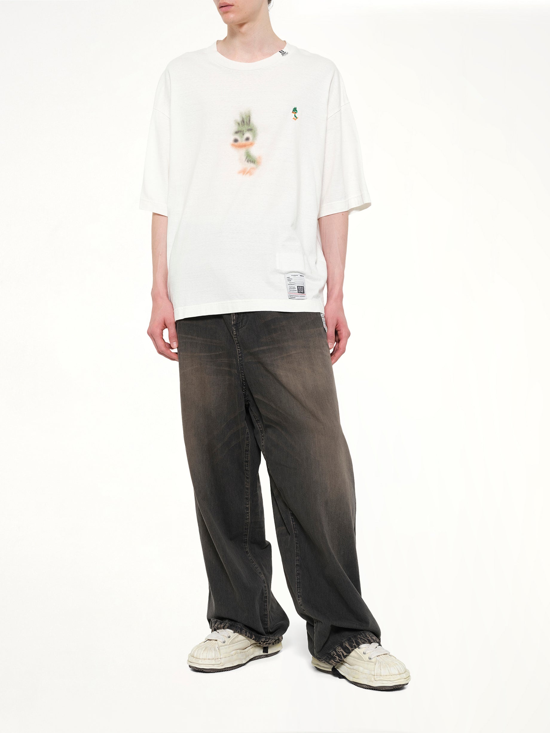 Leon Printed T-Shirt in White