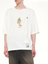 Leon Printed T-Shirt in White