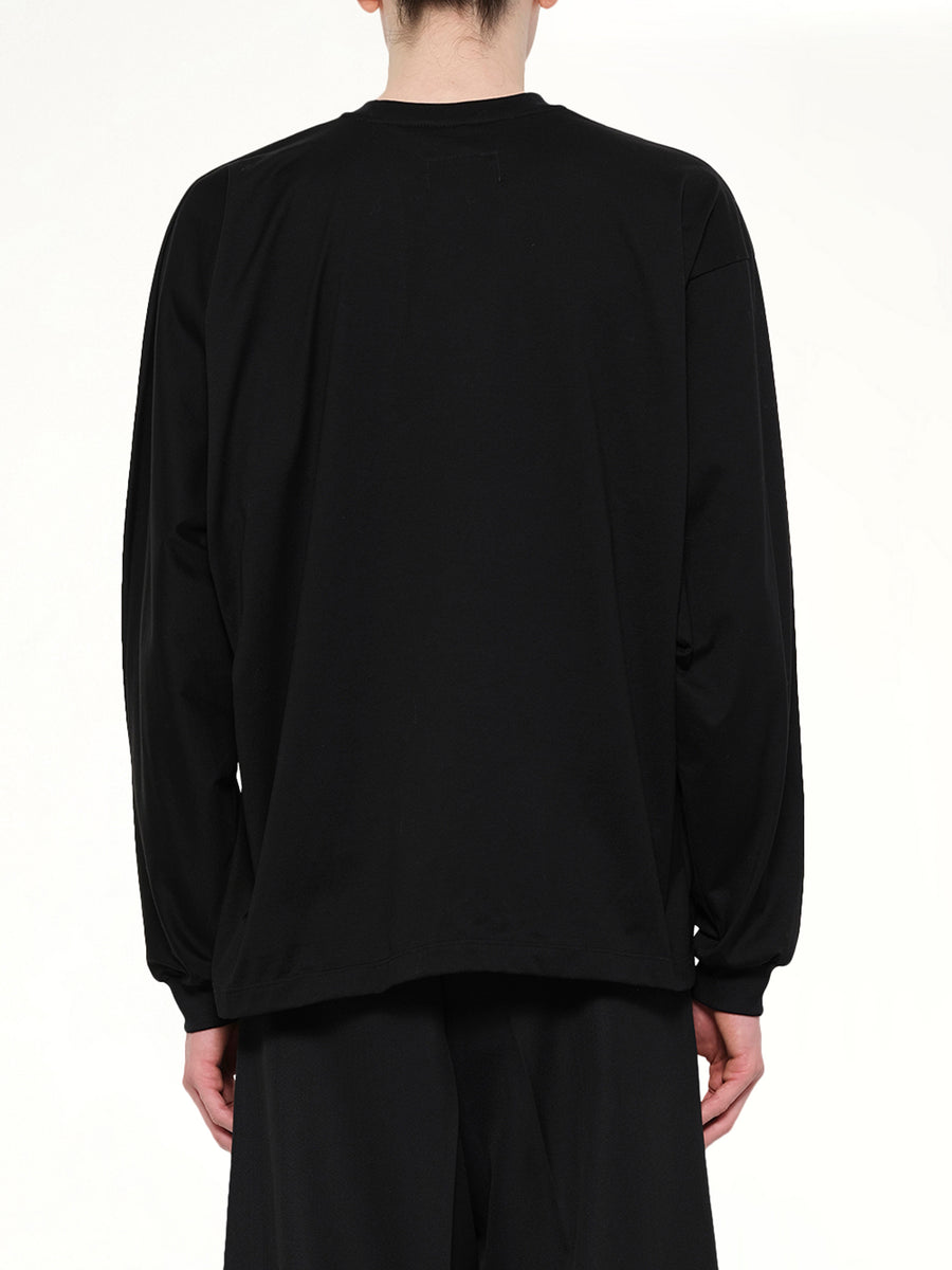 Air Guitar Long Sleeve T-Shirt in Black