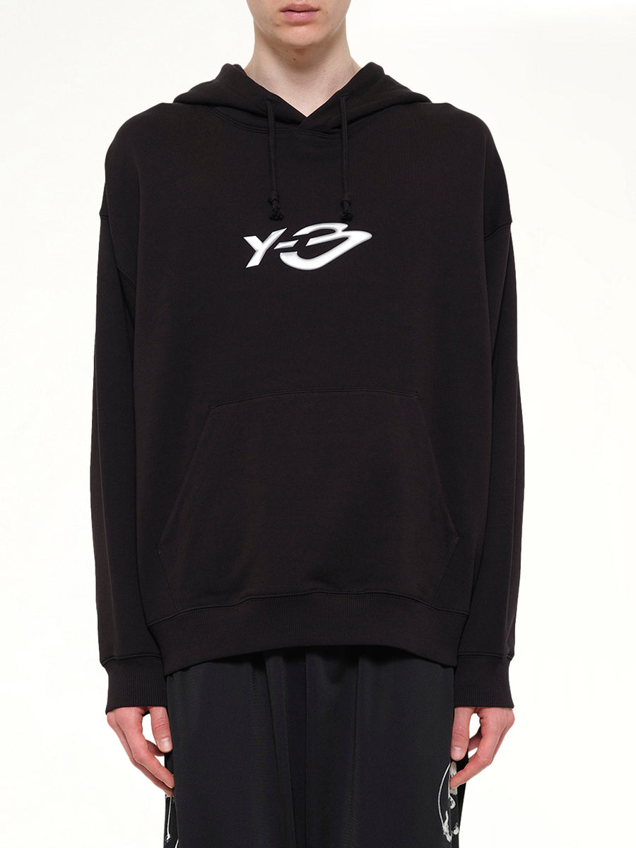Liquid Logo Hoodie in Black