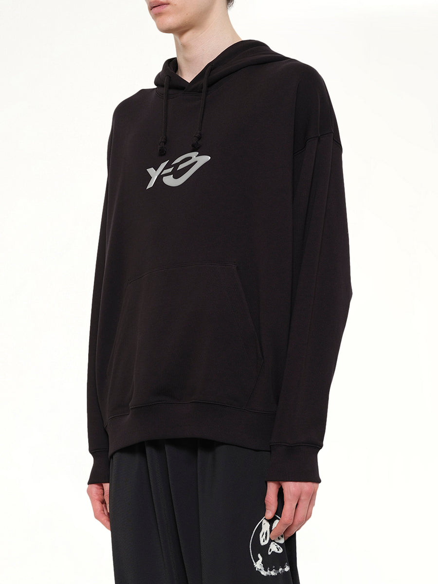 Liquid Logo Hoodie in Black