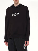 Liquid Logo Hoodie in Black