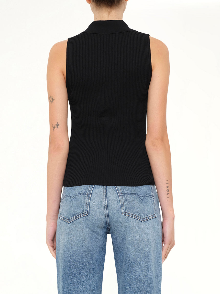M-LILITA Knitwear Top in Black