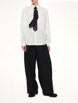Shape Memory Shijira Tie in Black