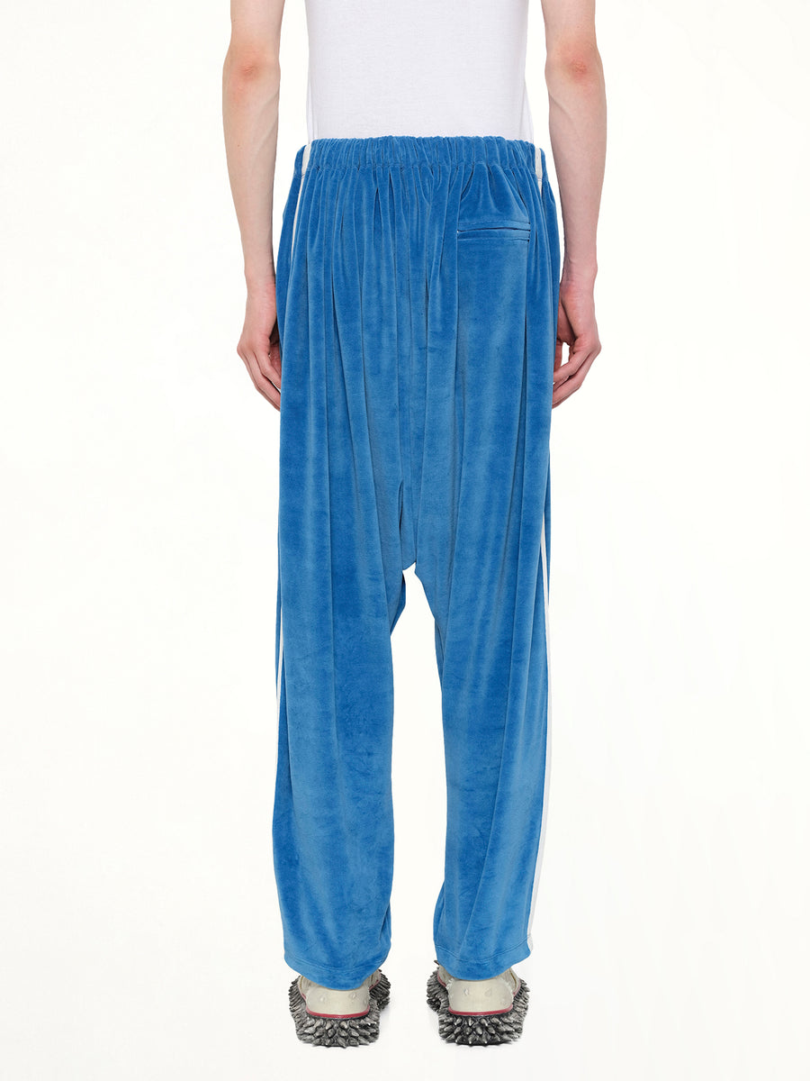 Bubblegum Inflated Track Pants in Blue