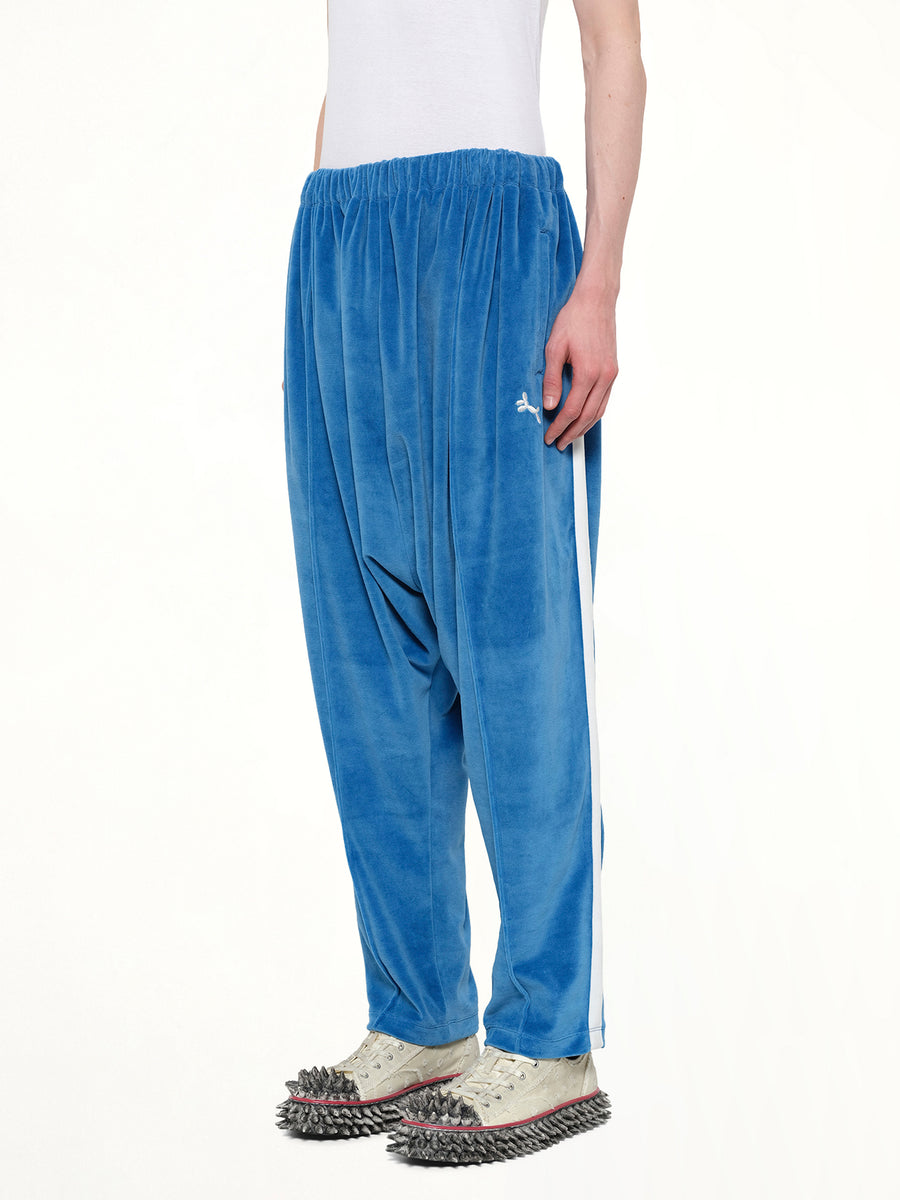 Bubblegum Inflated Track Pants in Blue