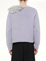 Smoking Factory Intarsia Knit Pullover in Blue