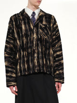 Dust Flocky Pajama Shirt in Black