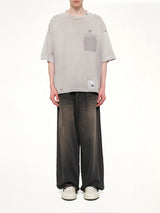 Sun Faded T-Shirt in Beige