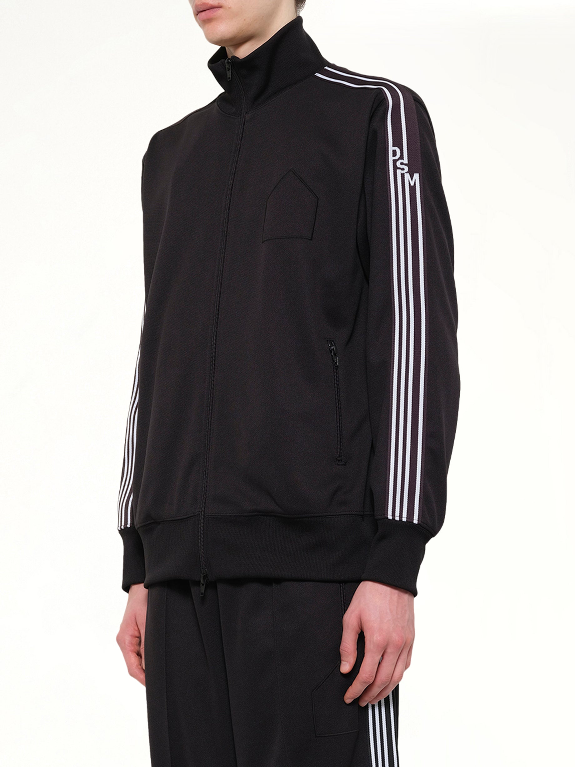 Tracksuit Knit Jacket in Black
