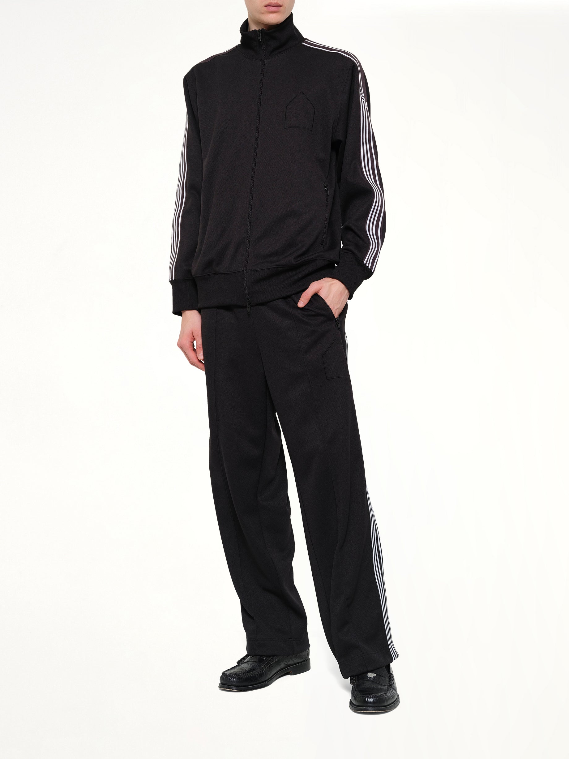 Tracksuit Knit Pants in Black