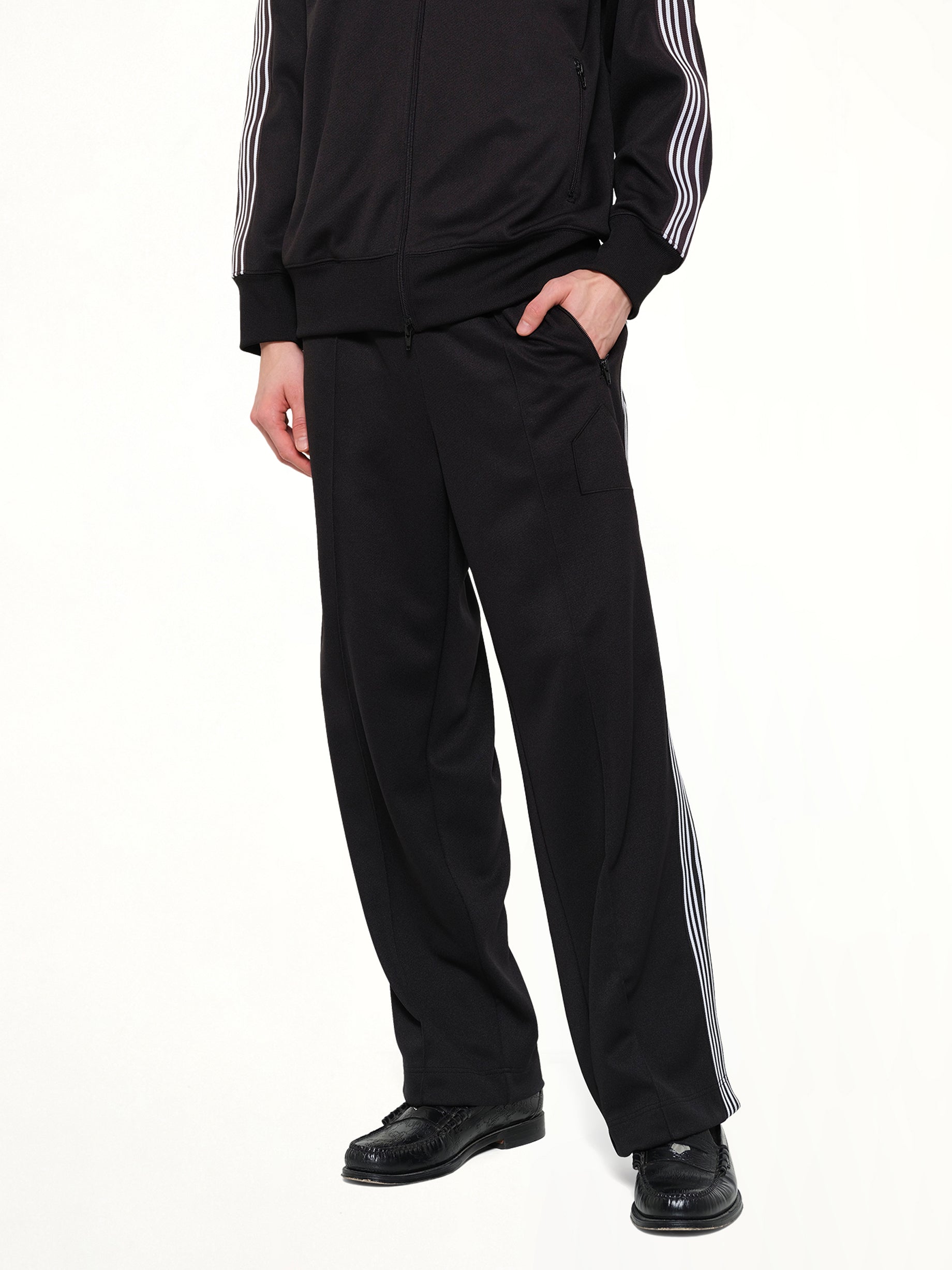 Tracksuit Knit Pants in Black