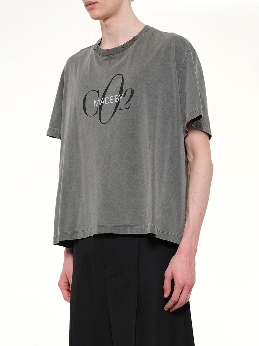 Co2 Air Yarn T-Shirt in Charcoal
