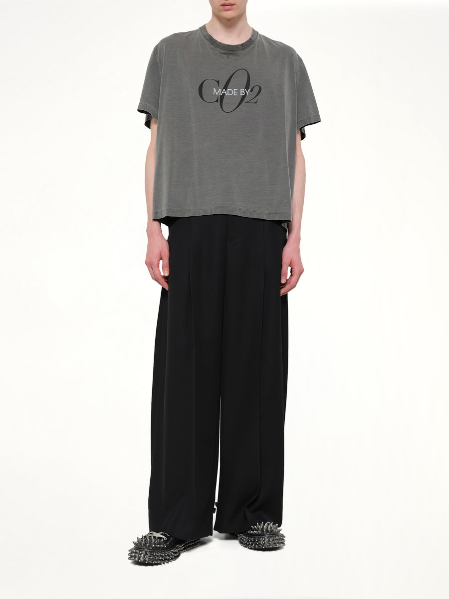 Co2 Air Yarn T-Shirt in Charcoal