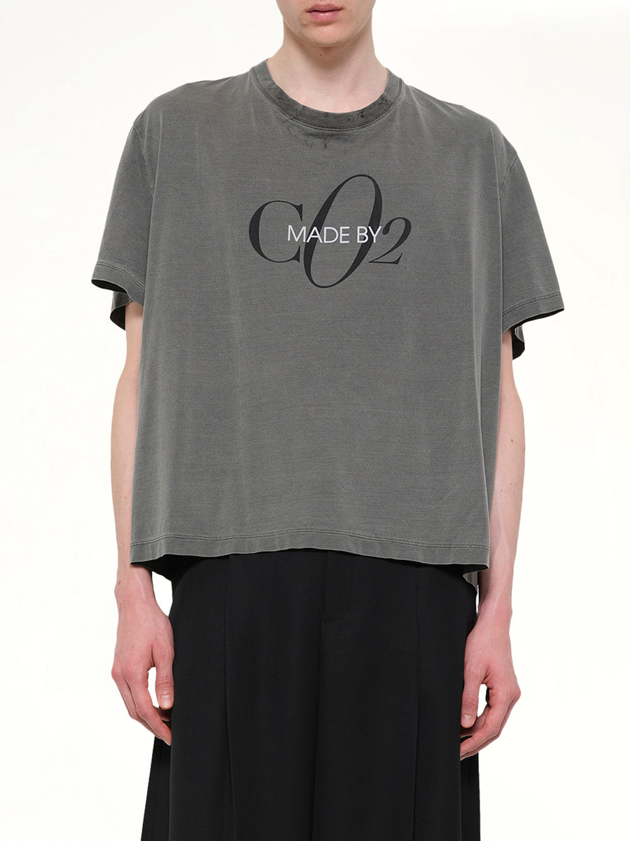 Co2 Air Yarn T-Shirt in Charcoal