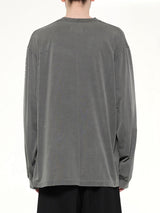 Co2 Air Yarn Long Sleeve T-Shirt in Charcoal