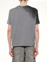 Exhaust Stained T-Shirt in Grey