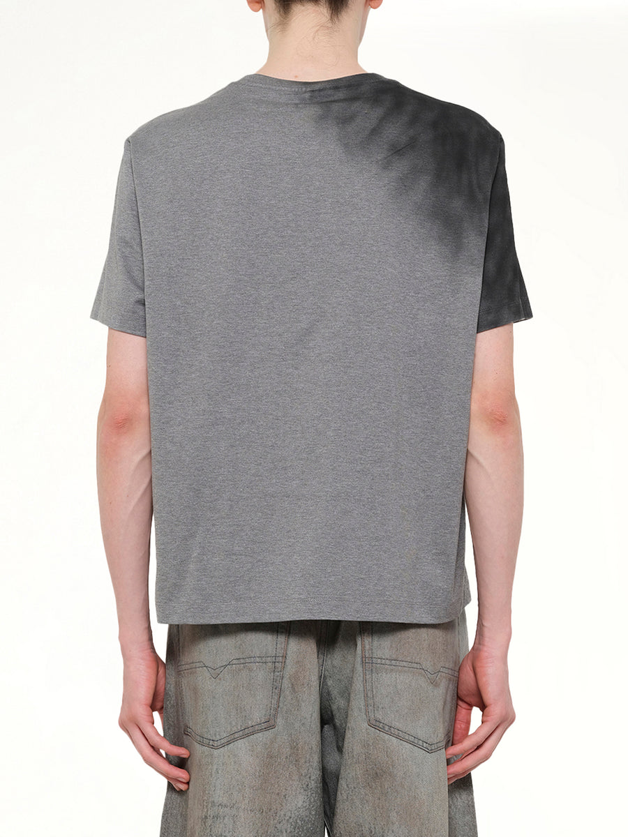 Exhaust Stained T-Shirt in Grey
