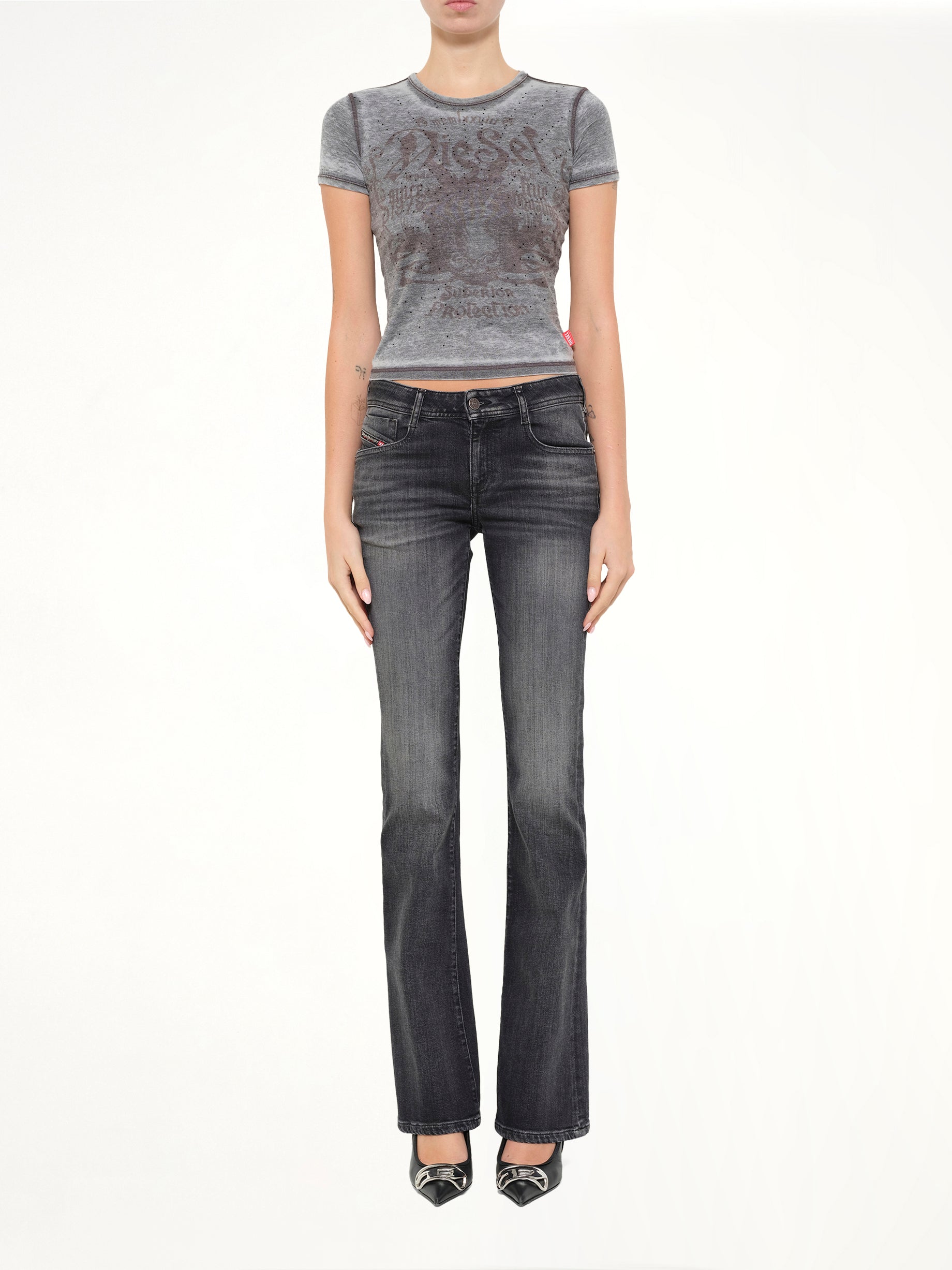 T-UNCUTIES-LONG-AA3 T-Shirt in Grey