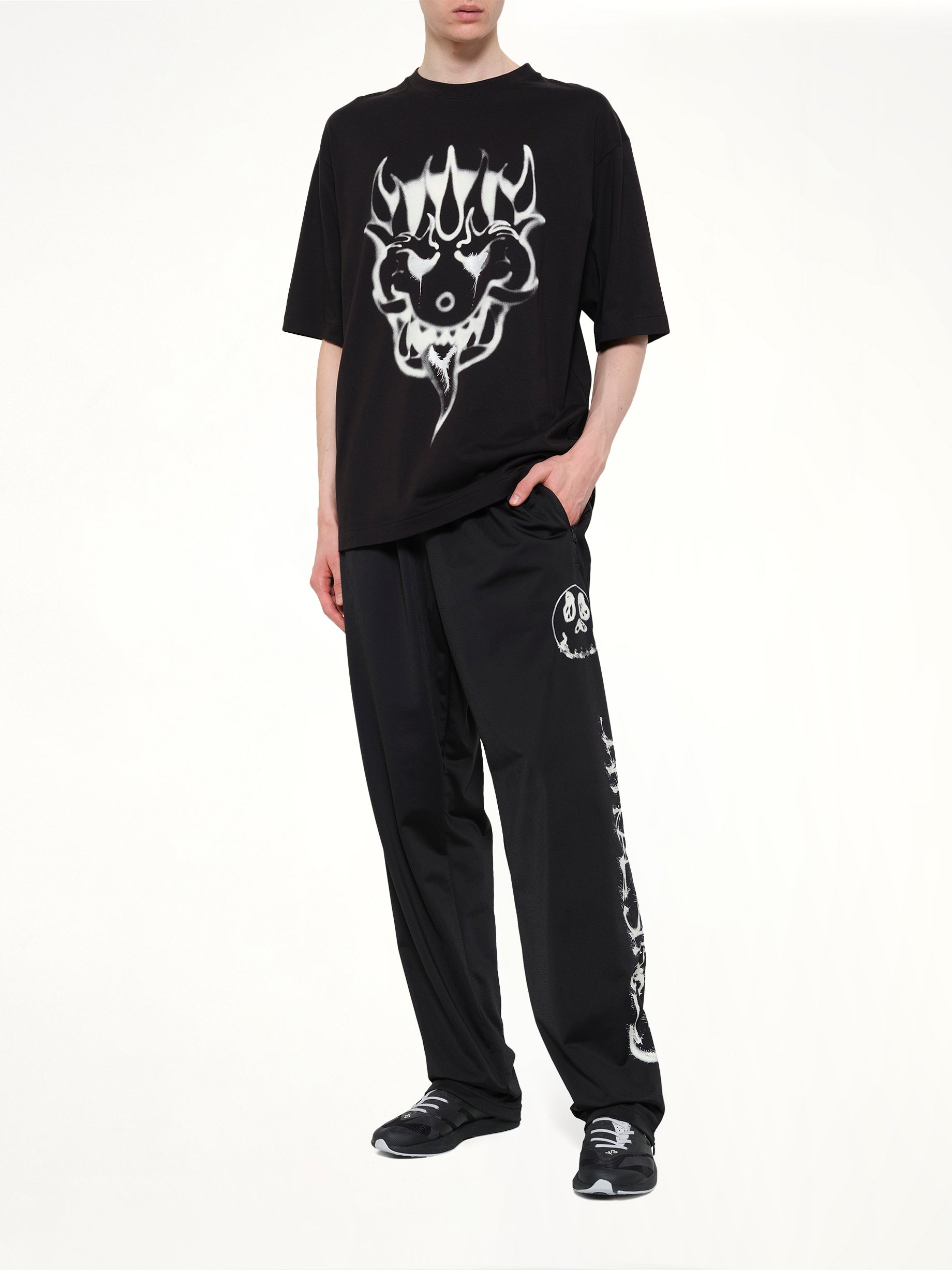 Yaksha Graphic T-Shirt in Black