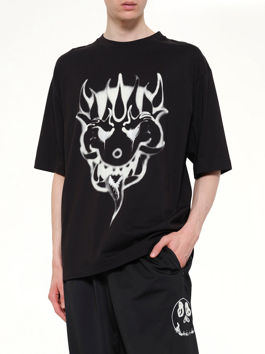 Yaksha Graphic T-Shirt in Black