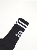 DSM ロゴ ソックス ブラック