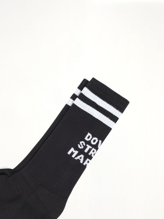 DSM Logo Socks in Black