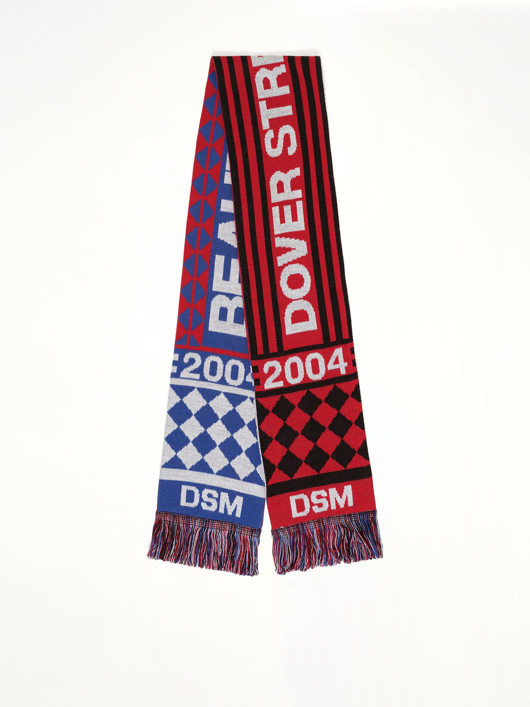 DSM Beautiful Chaos Football Knit Scarf in Multiolour
