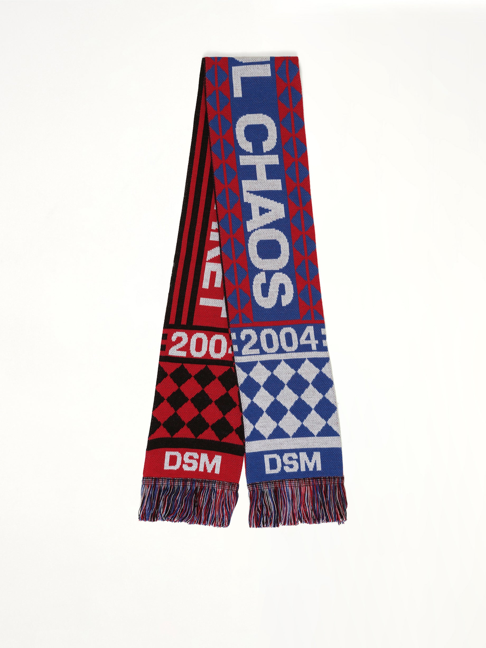 DSM Beautiful Chaos Football Knit Scarf in Multiolour