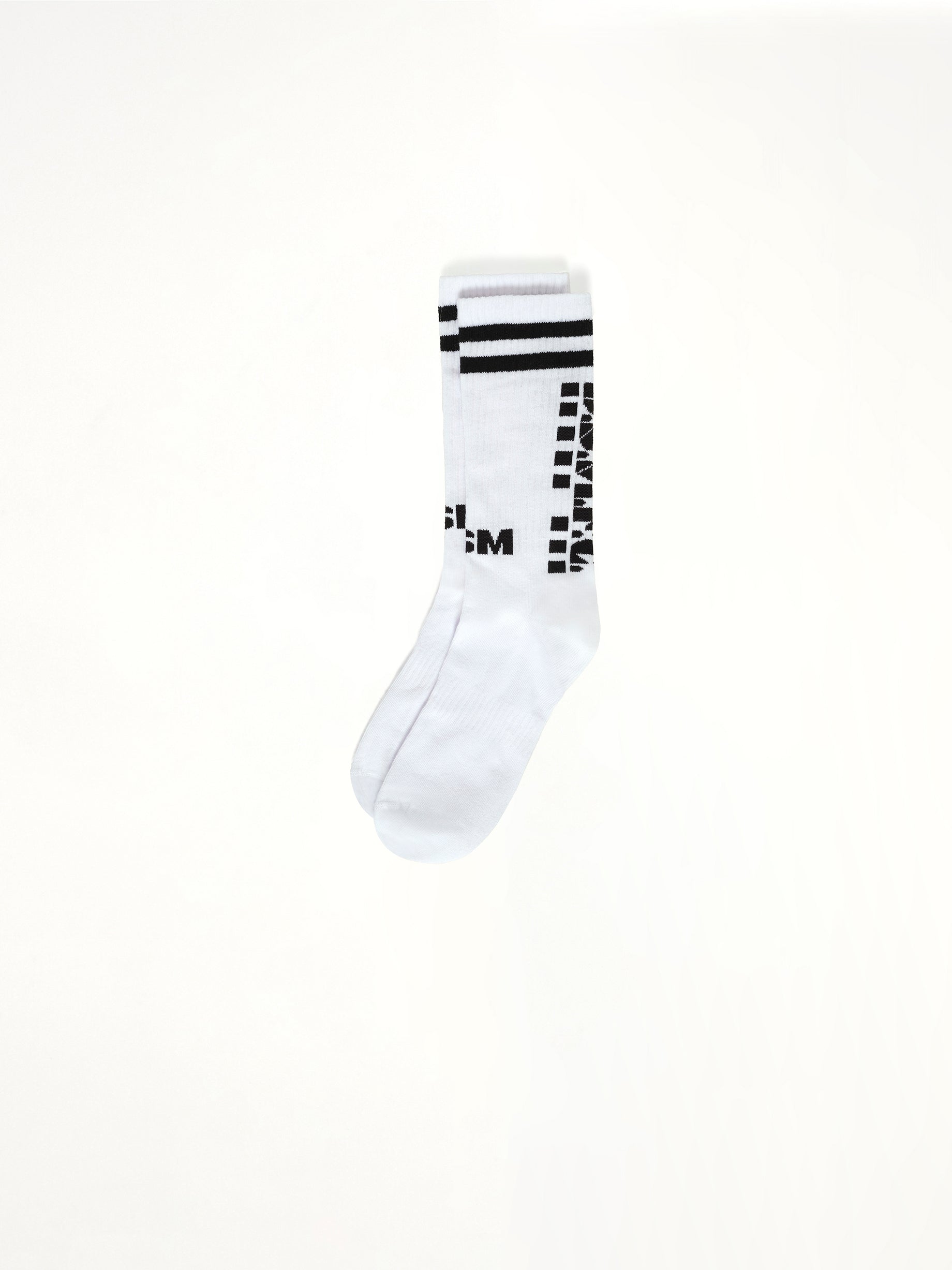 DSM Knit Socks in White