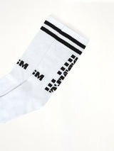 DSM Knit Socks in White