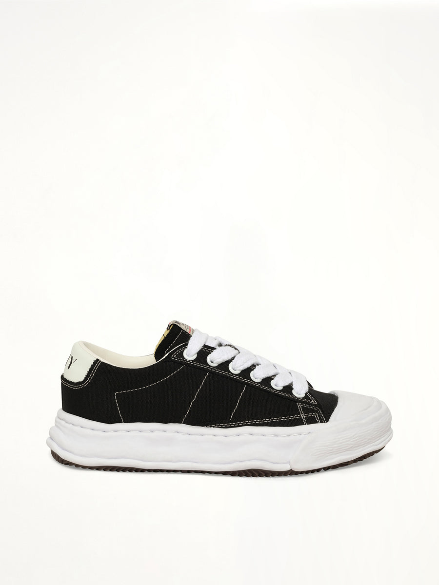Jackson Canvas Low Top Sneakers in Black