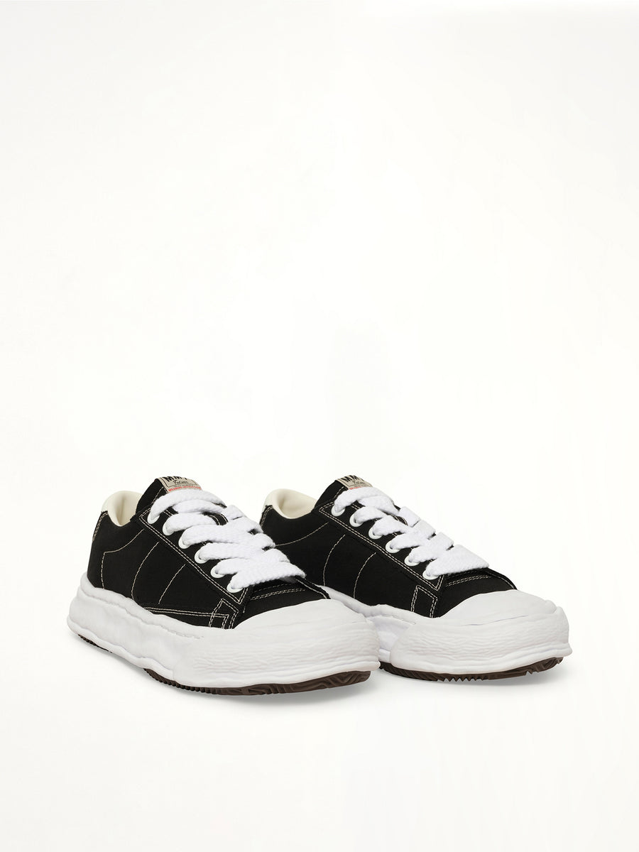 Jackson Canvas Low Top Sneakers in Black