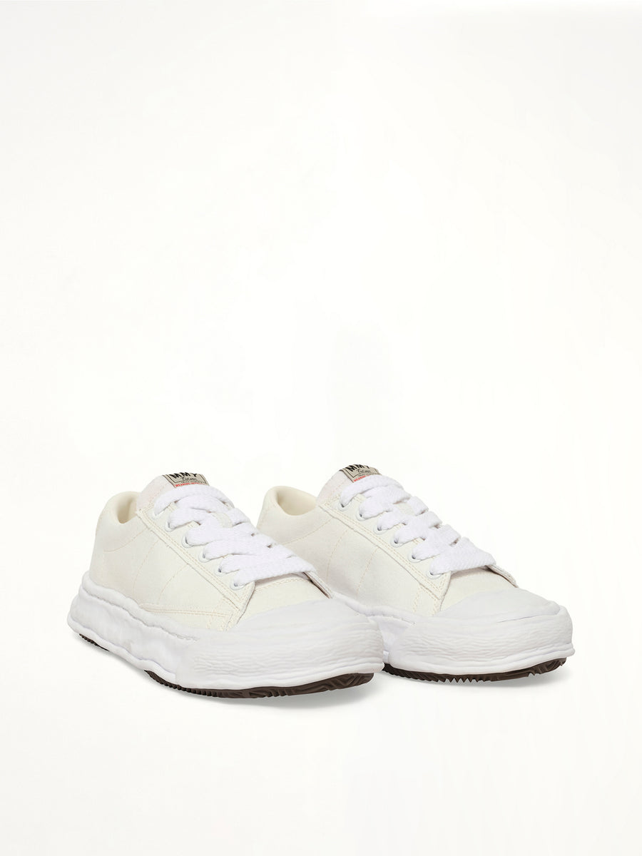 Jackson Canvas Low Top Sneakers in White