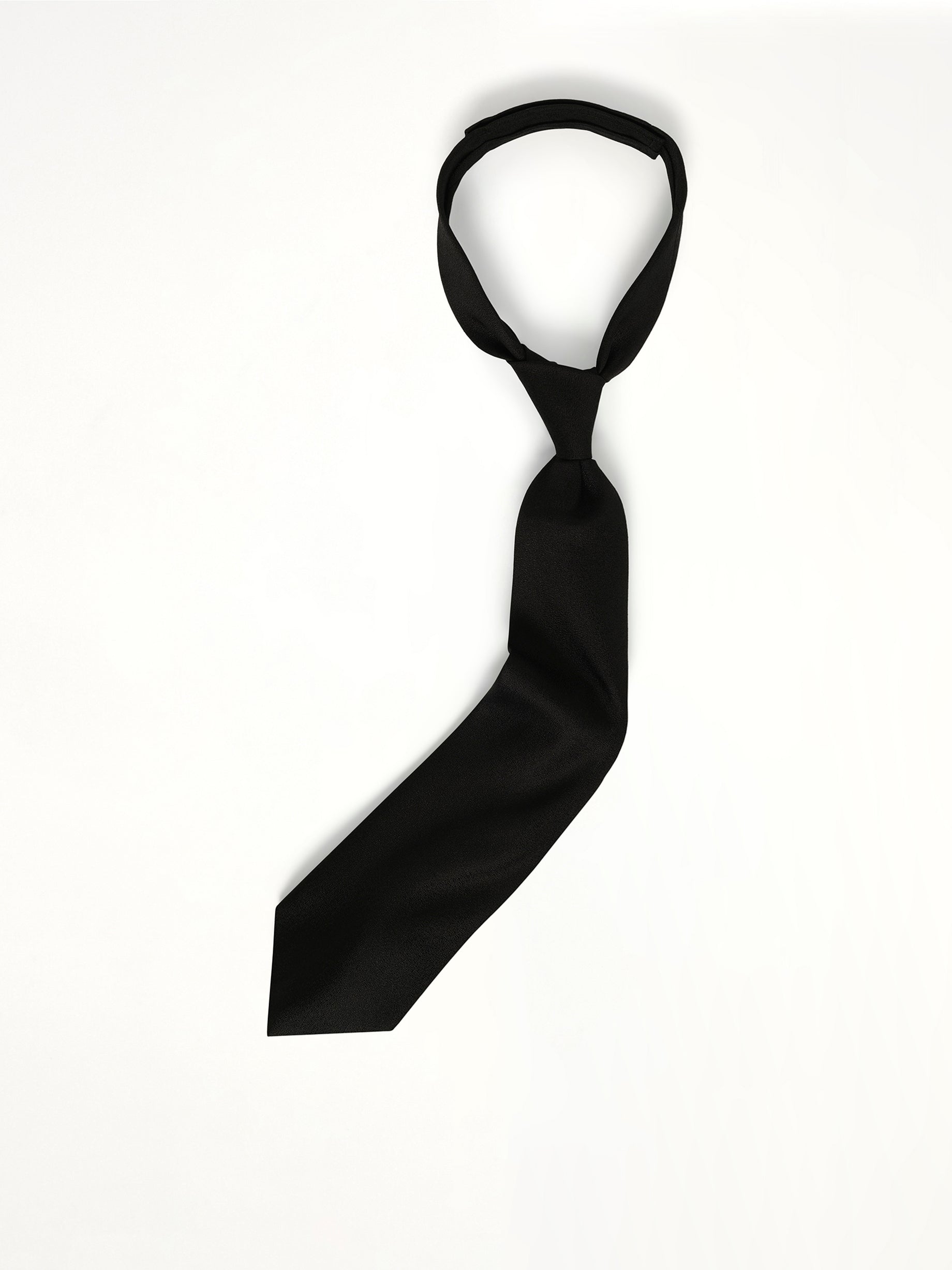 Shape Memory Shijira Tie in Black